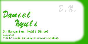 daniel nyuli business card