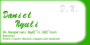 daniel nyuli business card